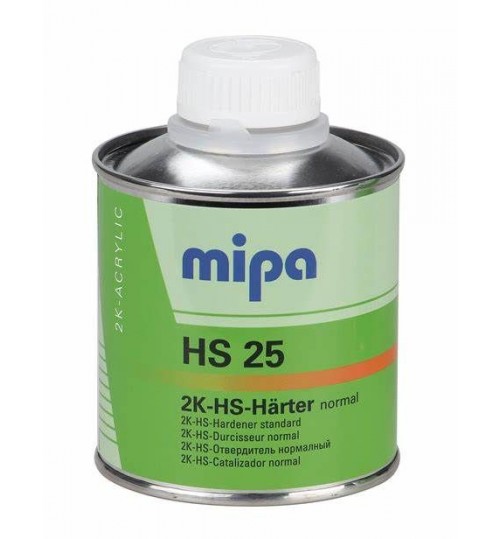 MIPA HS25 2K HIGH SOLID STANDARD HARDENER 500ML - OC, ACRY FILLER,TOPCOAT,PUR